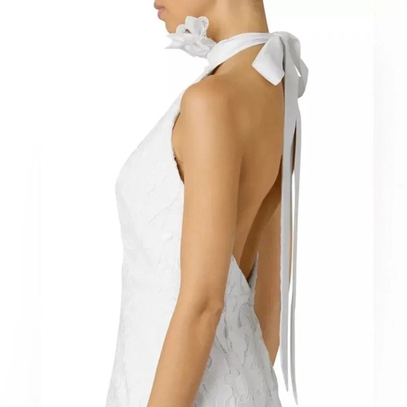 Milly Bridget Guipure Lace Dress Size 6 White Ecru NWT New - Picture 4 of 14